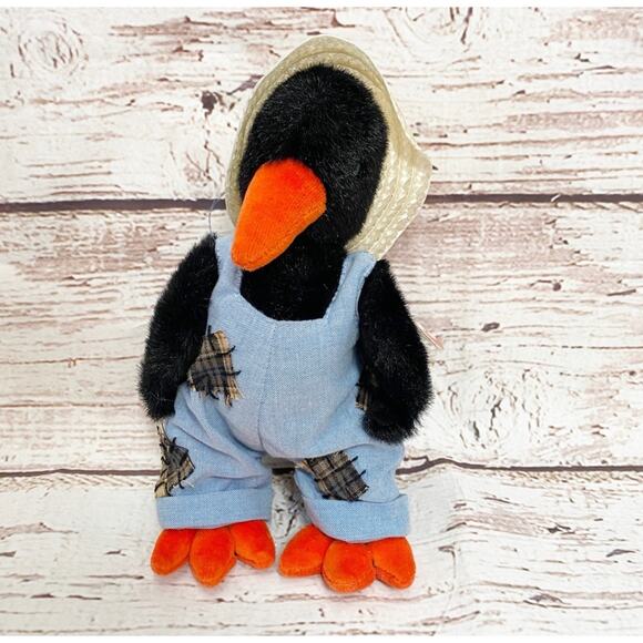 TY BEANIE BABY Cawley Crow Stuffed Toy Plush 8" - Picture 1 of 4
